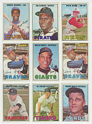 1967 Topps Singles Collection (530) with Many Hall of Famers Including (2) Aaron, Clemente & Mays