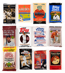 2007-2008 Baseball Unopened Pack Collection (35) with Premium Products