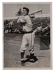 Circa 1939 Chuck Klein Type I Original News Service Photo - PSA