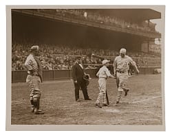 Circa 1931 Jimmie Foxx and Spud Davis Type I Original Photo - PSA