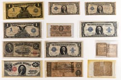 1770-1923 Paper Currency Collection (12) with (2) Colonial, (2) Confederate & (2) Black Eagle