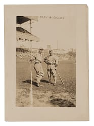 1920 Eddie Collins and Kid Gleason Type I Bain News Service Original Photo - PSA