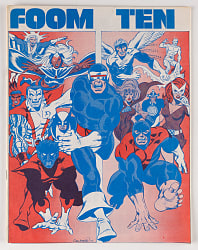 1969-1995 Comic Book Fanzine/Calendar/Oddball Collection (16) with Marvel Foom #10 New X-Men Cover