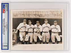 1933 New York Giants World Series Outfielders Type I Original News Service Photo