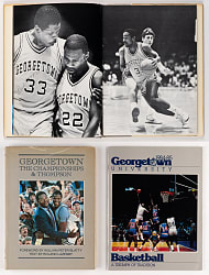 1962-1990 John Thompson/Georgetown Hoyas Multi-Signed Trio