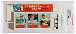 1971 Bazooka No Number Complete Box Pete Rose/Orlando Cepeda/Bert Campaneris PSA VG-EX 4