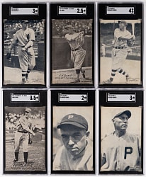 1926-1929 Exhibits Philadelphia Phillies SGC Graded Collection (6)