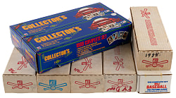 1982-1991 Baseball Factory Set Collection (28) with (2) 1989 Upper Deck & 1984 Donruss