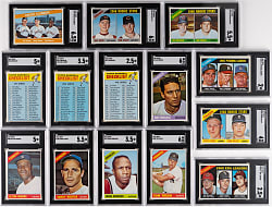 1966 Topps SGC Graded Collection (23) with #100 Sandy Koufax