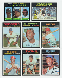 1971 Topps Near Complete Set (750/752) - Clean!