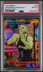 1993-1994 Topps Finest Basketball #189 Anfernee Hardaway Refractor PSA NM-MT 8