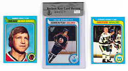 1979-1980 Topps Hockey Complete Set (264) with Beckett Raw Review Gretzky Rookie 7.0