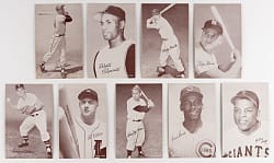 1962 Stat Back Exhibits Complete Set (32) - Clean!