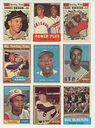 1960-1963 Topps Starter Set Run (4) with (950+) Total Cards Including (65+) Hall of Famers & (75+) High Numbers