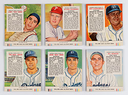1954 Red Man Tobacco with Tabs Near Complete Master Set (52/54)