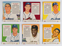1955 Red Man Tobacco with Tabs Complete Set (50/50) with Willie Mays
