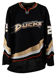 2012-2013 Brad Staubitz Game-Used Anaheim Ducks Jersey - Ducks Team LOA