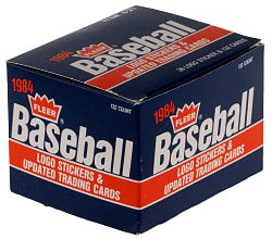 1984 Fleer Update Complete Set (132) in Original Factory Box