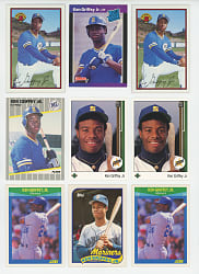 1989-2008 Ken Griffey Jr. Collection (261) with (9) Rookies Including (2) Upper Deck