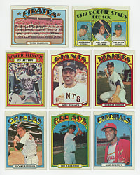1972 Topps Partial Set (587/787) with (50) Hall of Famers & (20) High Numbers