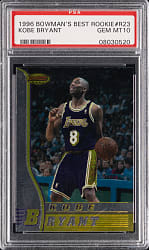 1996-1997 Bowman's Best Basketball Rookies #R23 Kobe Bryant Rookie PSA GEM MINT 10