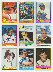 1976-1980 Topps Complete Set Trio