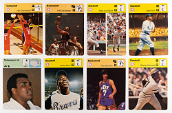 1977-1981 Sportscaster/Panarizon Multi/Non-Sport Collection (220) with All-Time Legends