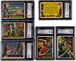 1962 Topps Mars Attacks Complete CGC Graded Set (55)