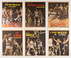 1970-1971 Topps Basketball Posters Complete Set (24)