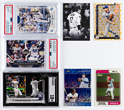 2023-2025 Aaron Judge & Shohei Ohtani Collection (7) with (3) GEM MINT 10