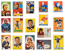 1948-1959 Bowman, Leaf & Topps Football Collection (209) with (50+) Hall of Famers