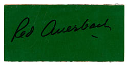 1999 Red Auerbach Signed Boston Garden Parquet Floor Board - NBA Licensed