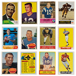 1960-1969 Topps, Fleer & Philadelphia Football Mostly Hall of Fame & Star Collection (95) - Loaded!