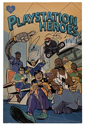 Playstation Heroes Multi-Signed 11x17 Poster with Snoop Dogg, Stephen Curry, Shaun White & Yasiel Puig - Full JSA LOA
