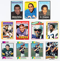 1970-1979 Topps Football Hall of Fame & Star Collection (285) with Several Hall of Fame Rookies