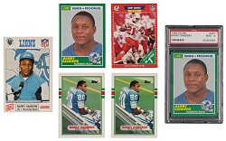 1980s-1990s Barry Sanders Collection (400+) with (9) Rookies Including 1989 Score #257 PSA MINT 9