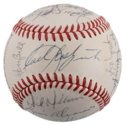 1968 Boston Red Sox Team-Signed Baseball with (24) Signatures Including Elston Howard & Carl Yastzremski - PSA/DNA LOA