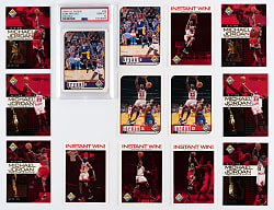 1998-1999 Upper Deck Choice Basketball Preview Collection (175+) with PSA GEM MINT 10 #69 Kobe Bryant & (28) Michael Jordan Including (2) Finals Shots Sets