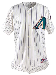 2001 Curt Schilling Arizona Diamondbacks Team-Issued Home Jersey - Phil Wood LOA & Full JSA LOA