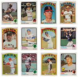 1972 & 1973 Topps Hall of Fame & Star Collection (108) with (4) Aaron, (3) Clemente, (3) Mays & (2) Ryan
