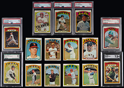 1972 Topps High-Grade Complete Set (787) with (10) Graded - Sharp!