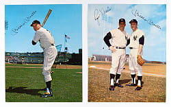 1964-1968 Requena New York Yankees Postcard & 8x10 Collection (45) with Postcard Complete Set (18) & 8x10 Near Set (19/21)