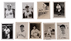 1950s-1960s Cincinnati Reds Official Team Photographs with Backstamps (93) Including Hornsby & F. Robinson