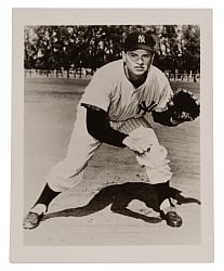 Extremely Rare 1950s Continental Baking Bob Turley New York Yankees Premium with Hostess/Wonder Bread Advertising Back