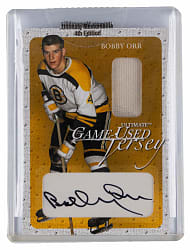 2003-2004 Be a Player Ultimate Memorabilia Hockey #153 Bobby Orr Ultimate Signed & Game-Used Jersey #/30
