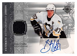 2006-2007 Upper Deck Ultimate Hockey Autographed Jerseys Sidney Crosby #/50