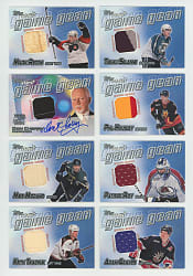 2000-2001 Topps Stars Hockey Game Gear Set (19) with Several Hall of Famers Including Don Cherry Autograph Relic
