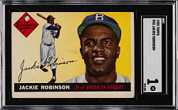 1955 Topps #50 Jackie Robinson SGC POOR 1