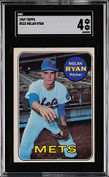 1969 Topps #533 Nolan Ryan SGC VG/EX 4