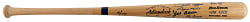 Limited-Edition Major League Baseball All-Century Team Multi-Signed Hank Aaron Pro Model Bat - (10) Signatures with Aaron, Mays, Rose & Ryan - JSA LOA